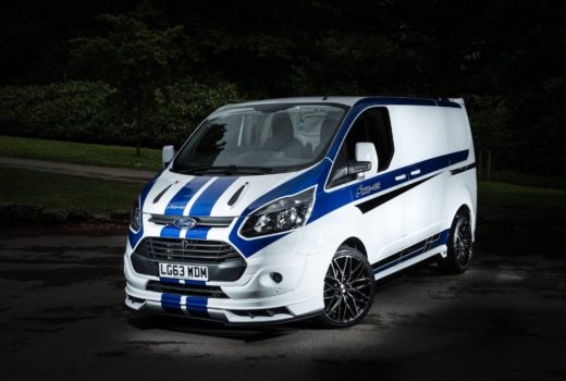 This image shows a ford transit custom bodyk