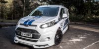 Here is a photo of the Ford Transit Connect with the "xclusive Bodykit" Attached