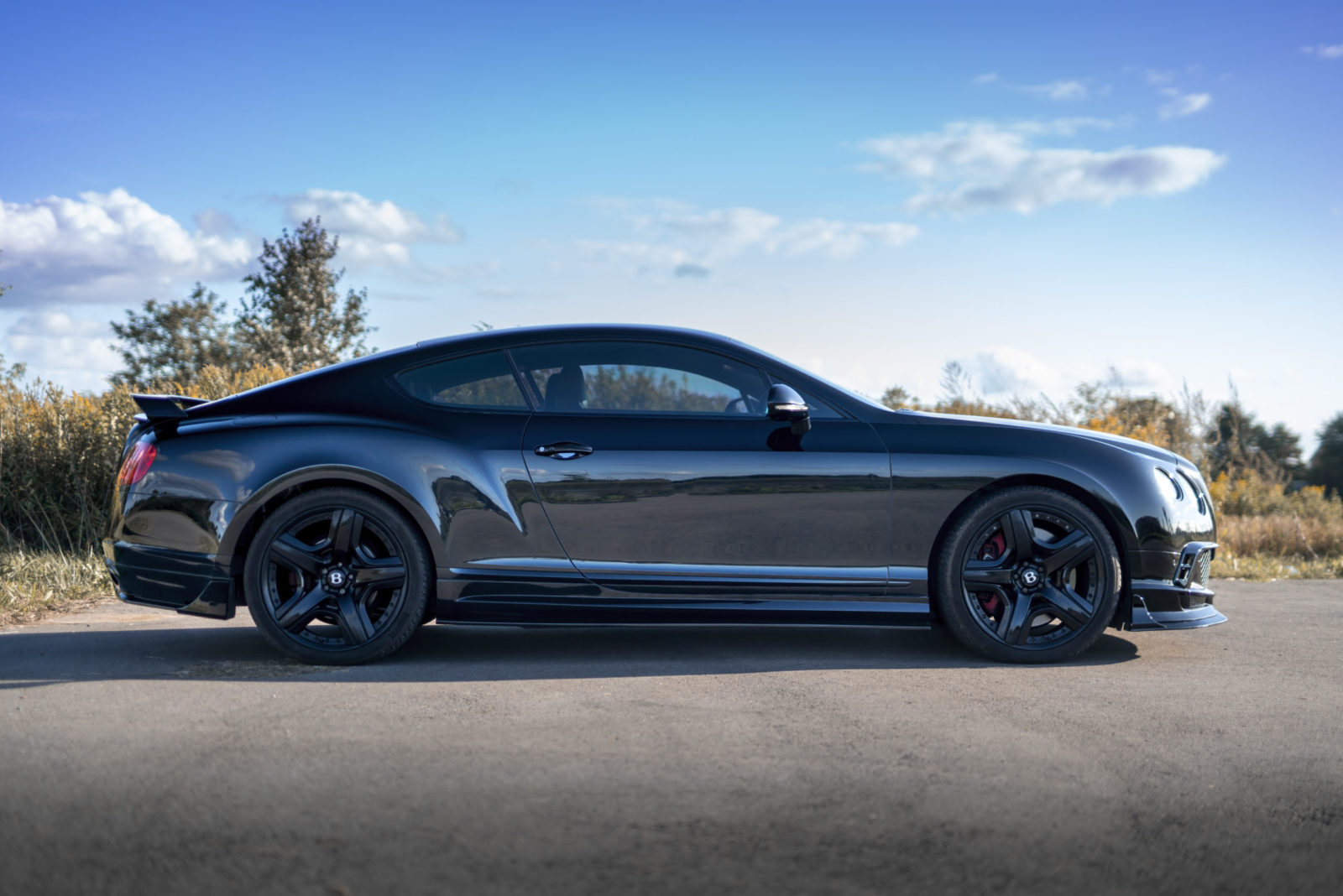 A Photo of the Bentley GTC Side Skirts