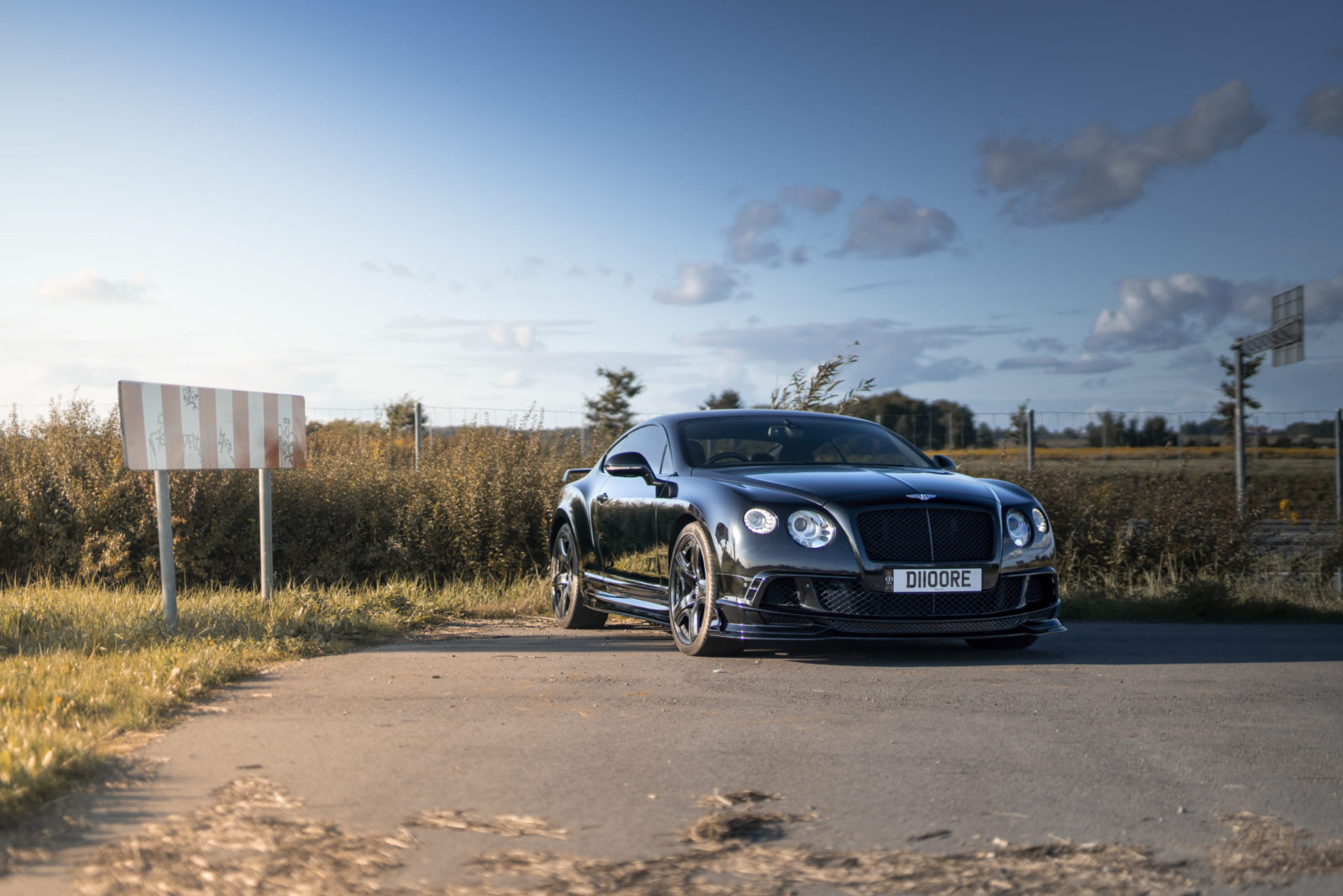 A Bentley GTC with the Add on Bodykit